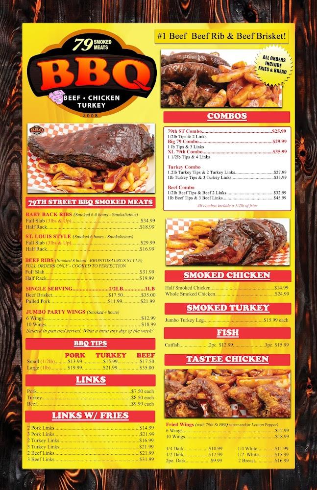 79 BBQ Smoked Meats Menu image 2