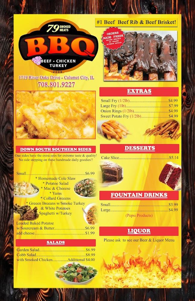 79 BBQ Smoked Meats Menu image 3